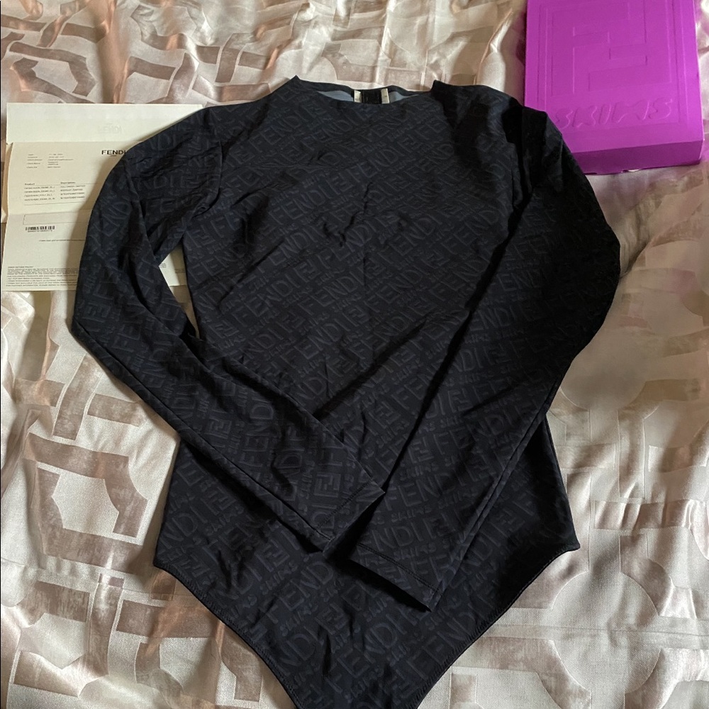 Fendi Skims black bodysuit